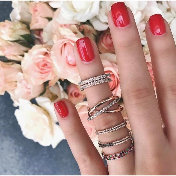 Diamond Double Eternity Band Ring-Ring-EF Collection-I don' know or see my size-hurdles-jewelry-boulder-colorado