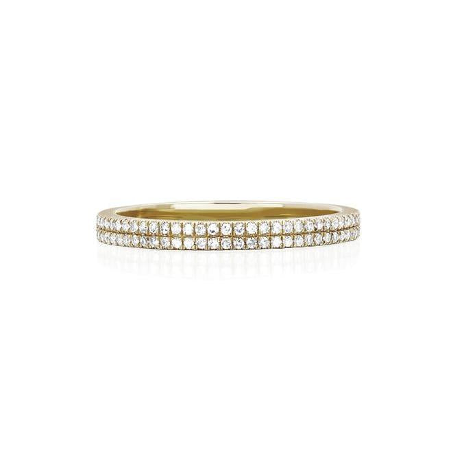 Diamond Double Eternity Band Ring-Ring-EF Collection-I don' know or see my size-hurdles-jewelry-boulder-colorado