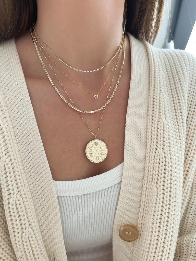 Diamond Necklace-Necklace-EF Collection-14K Yellow Gold-hurdles-jewelry-boulder-colorado