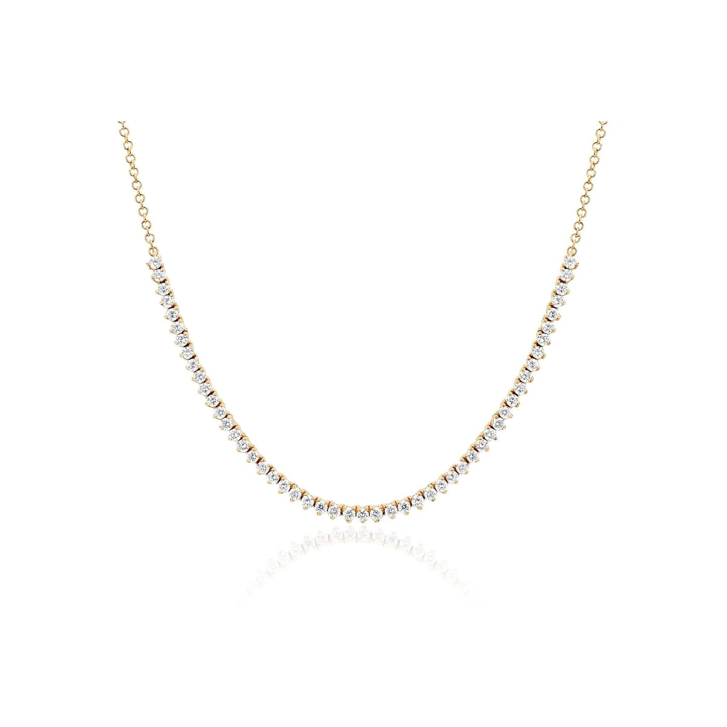 Diamond Necklace-Necklace-EF Collection-14K Yellow Gold-hurdles-jewelry-boulder-colorado
