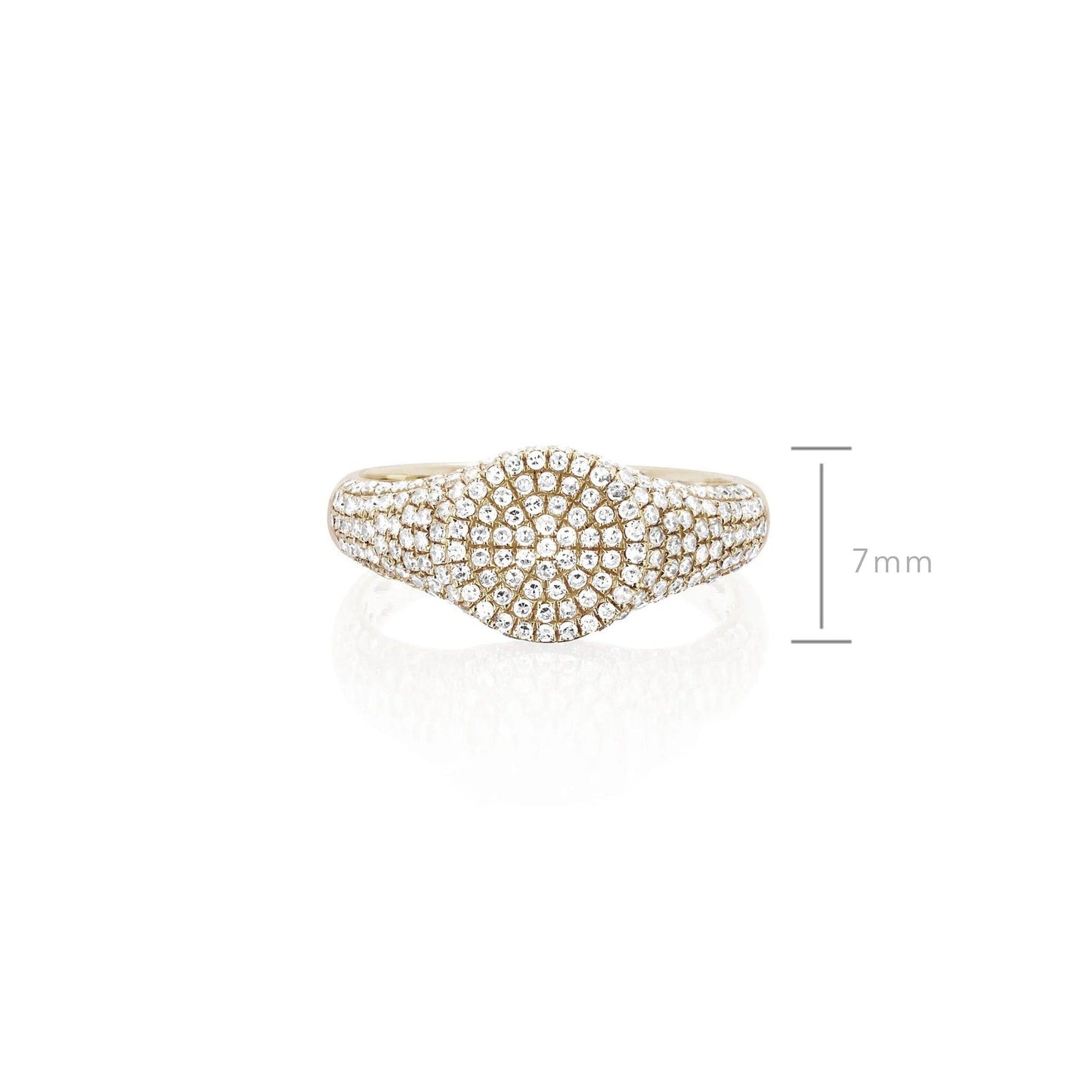 Diamond Signet Ring-Ring-EF Collection-I don' know or see my size-hurdles-jewelry-boulder-colorado