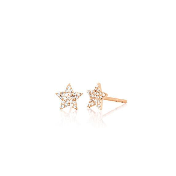 Diamond Star Stud Earring-Earrings-EF Collection-hurdles-jewelry-boulder-colorado