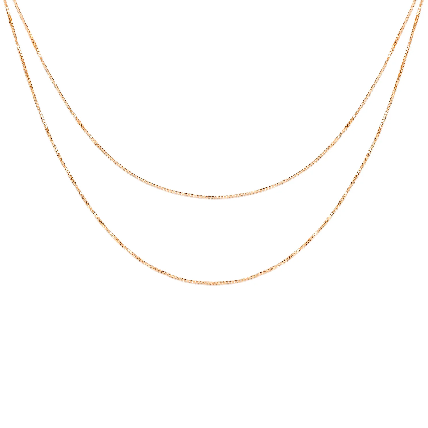 Double Strand Liquid Gold Necklace-Necklace-EF Collection-14K Yellow Gold-hurdles-jewelry-boulder-colorado