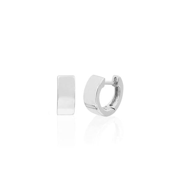 Gold Jumbo Huggie Earring-Earrings-EF Collection-14k Rose Gold-Pair-hurdles-jewelry-boulder-colorado