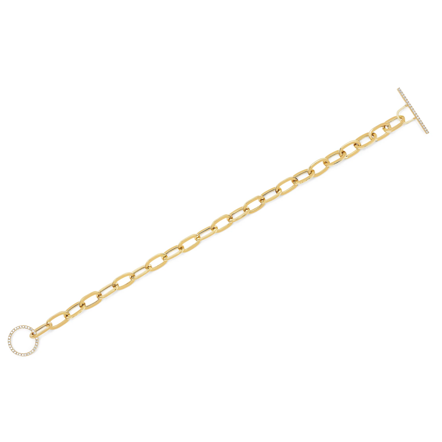 Jumbo Diamond Toggle Bracelet-Bracelet-EF Collection-hurdles-jewelry-boulder-colorado