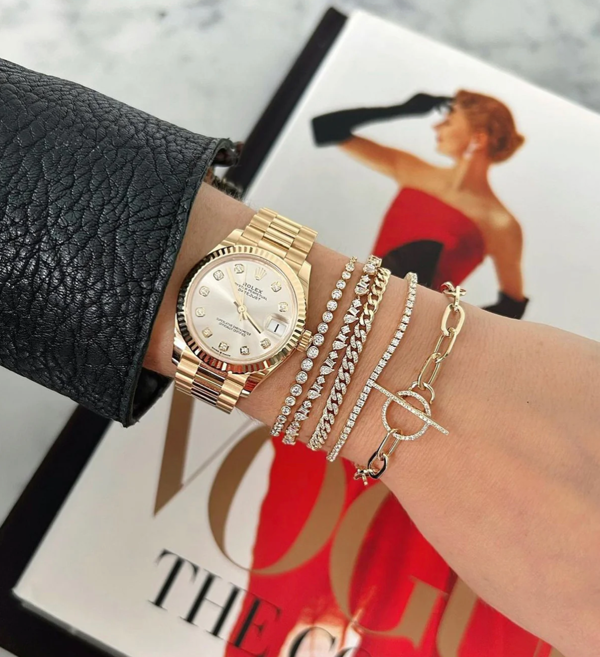 Jumbo Diamond Toggle Bracelet-Bracelet-EF Collection-hurdles-jewelry-boulder-colorado