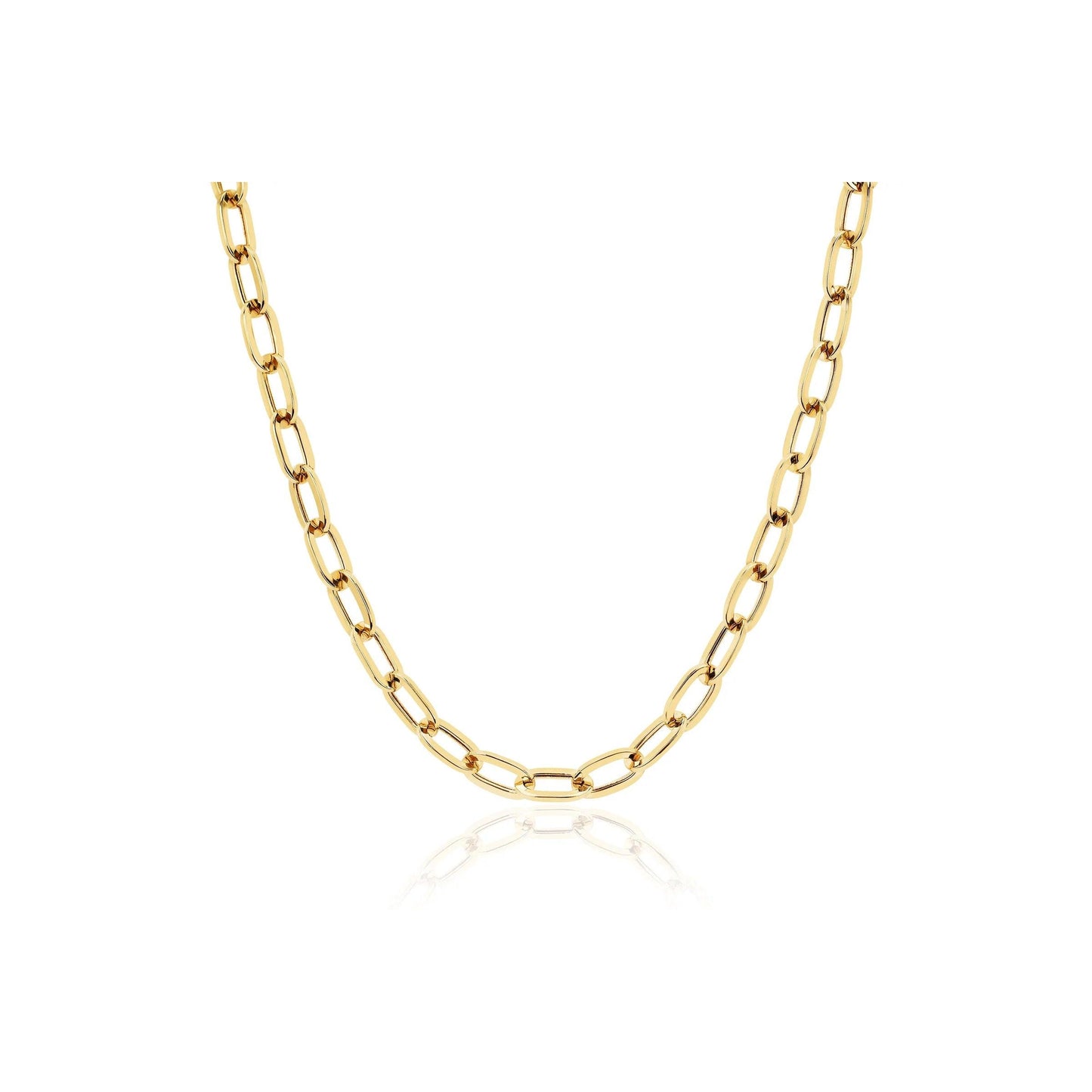 Jumbo Link Necklace-Chain-EF Collection-hurdles-jewelry-boulder-colorado