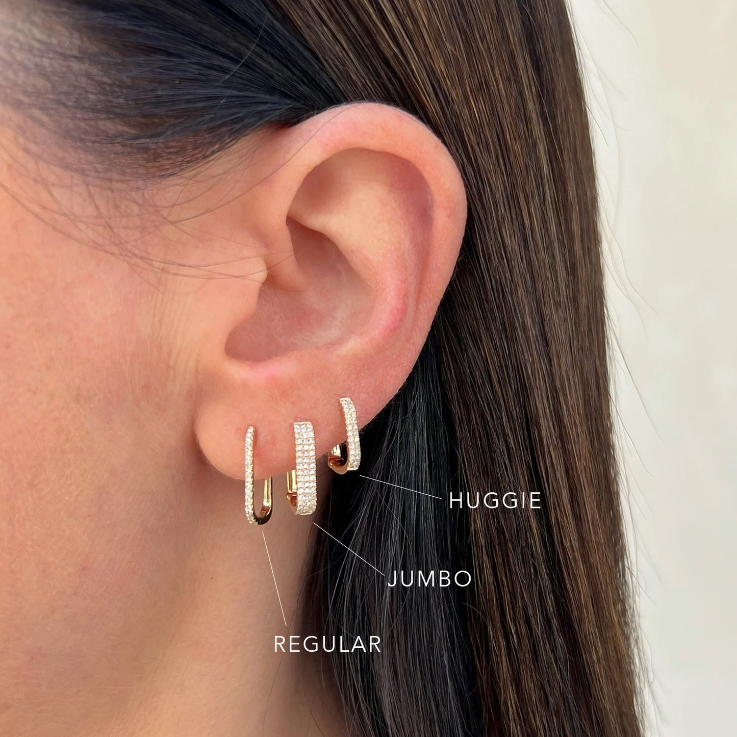 Jumbo Lola Hoop Earrings-Earrings-EF Collection-14k Rose Gold-Pair-hurdles-jewelry-boulder-colorado