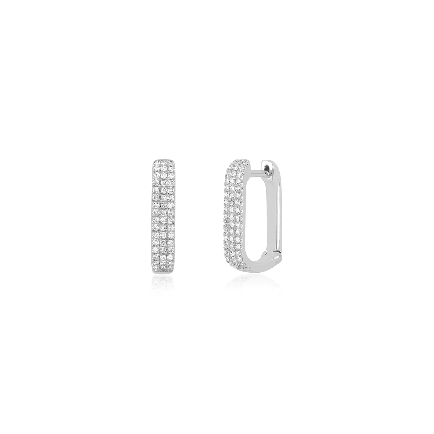 Jumbo Lola Hoop Earrings-Earrings-EF Collection-14k Rose Gold-Pair-hurdles-jewelry-boulder-colorado