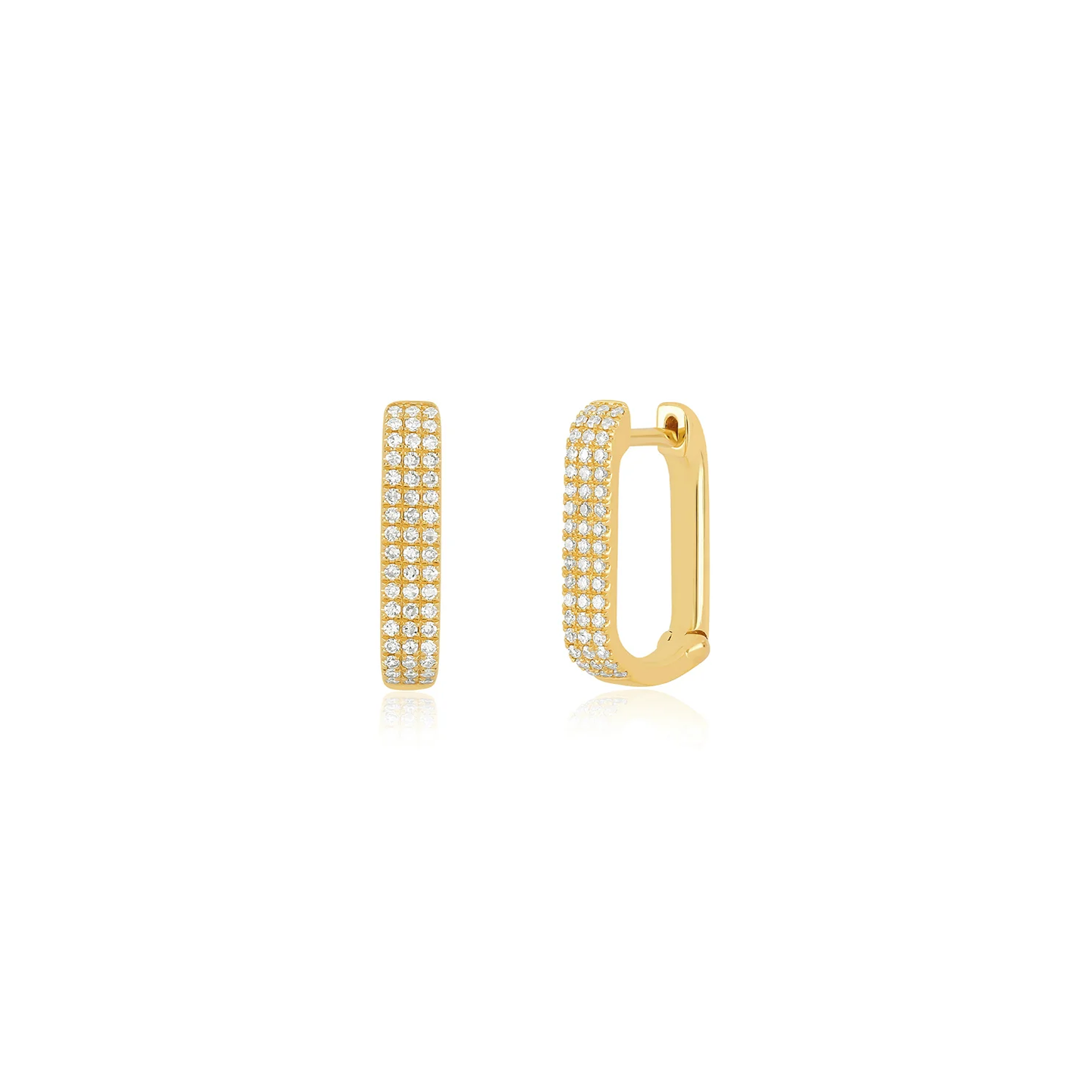 Jumbo Lola Hoop Earrings-Earrings-EF Collection-14k Rose Gold-Pair-hurdles-jewelry-boulder-colorado