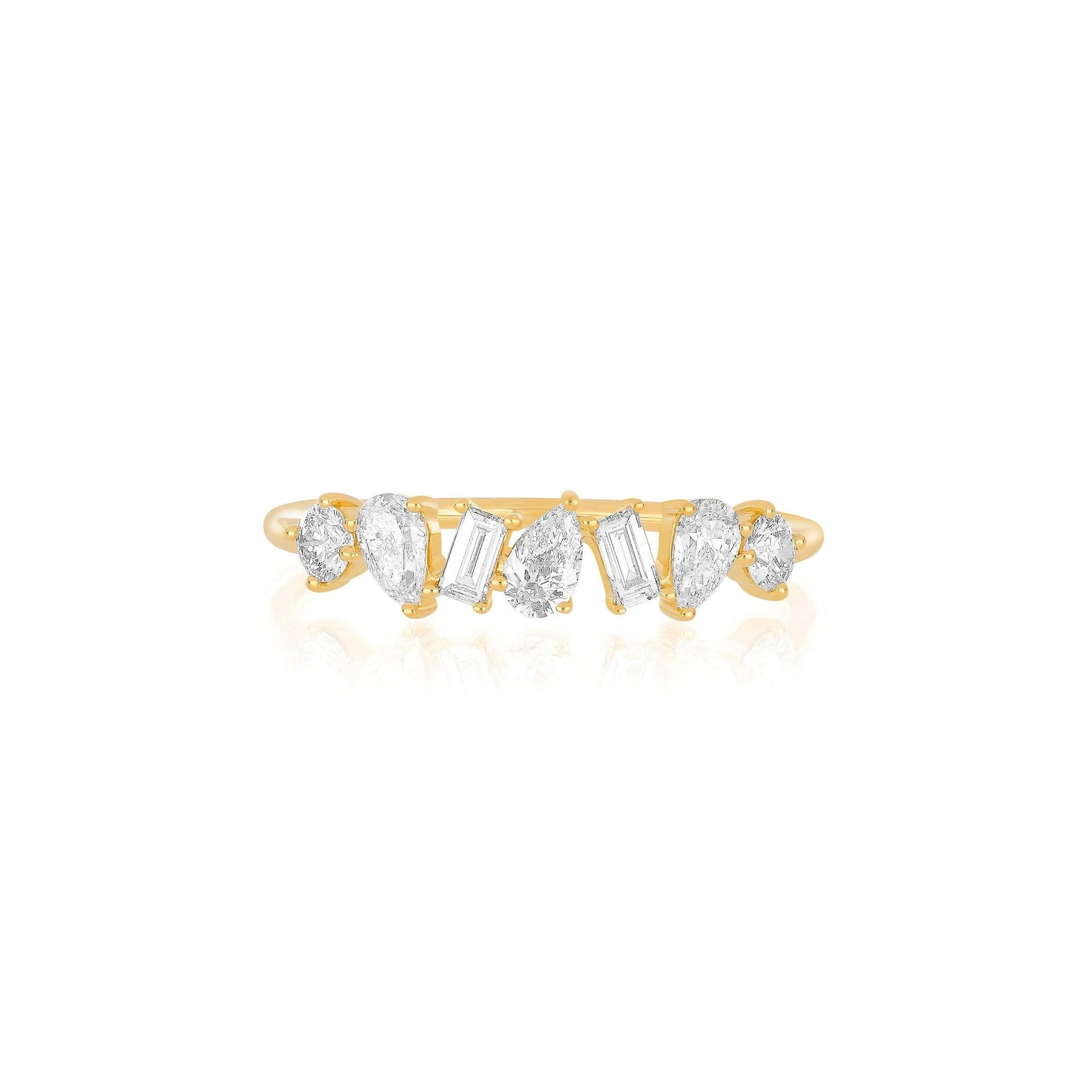 Jumbo Multi Faceted Diamond Ring-Ring-EF Collection-I don' know or see my size-hurdles-jewelry-boulder-colorado