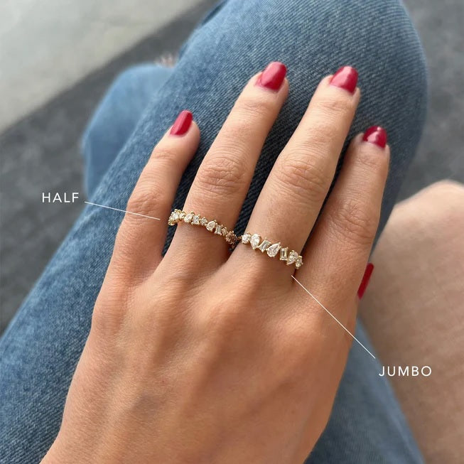 Jumbo Multi Faceted Diamond Ring-Ring-EF Collection-I don' know or see my size-hurdles-jewelry-boulder-colorado