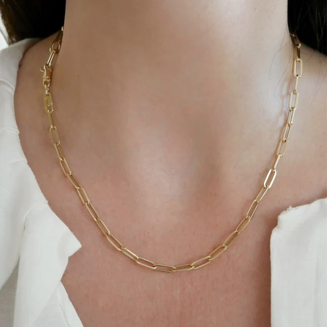 Lola Chain Necklace-Chain-EF Collection-hurdles-jewelry-boulder-colorado