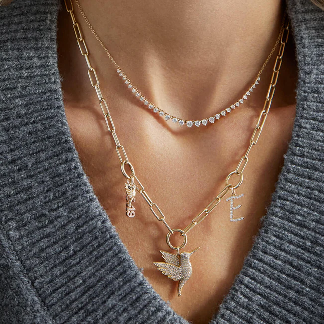 Lola Triple Enhanced Chain Necklace-Chain-EF Collection-hurdles-jewelry-boulder-colorado