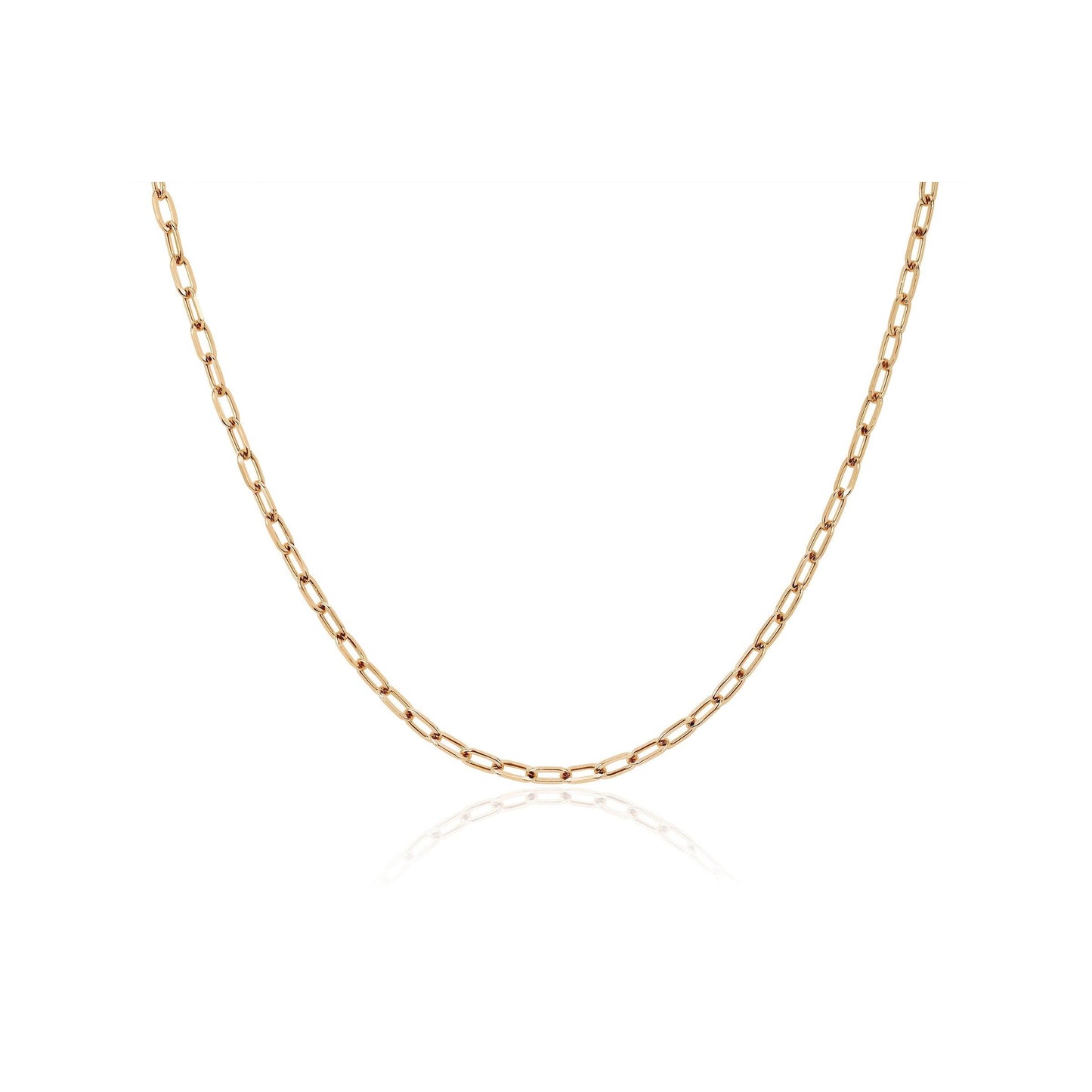 Mini Link Necklace-Chain-EF Collection-14K Yellow Gold-hurdles-jewelry-boulder-colorado