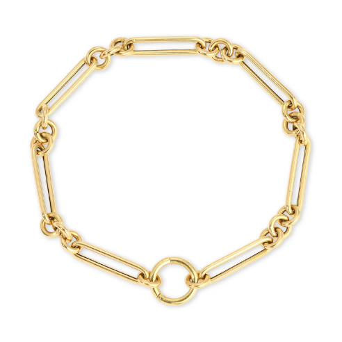 Mixed Chain Enhanced Bracelet - Charm Bracelet-Bracelet-EF Collection-hurdles-jewelry-boulder-colorado