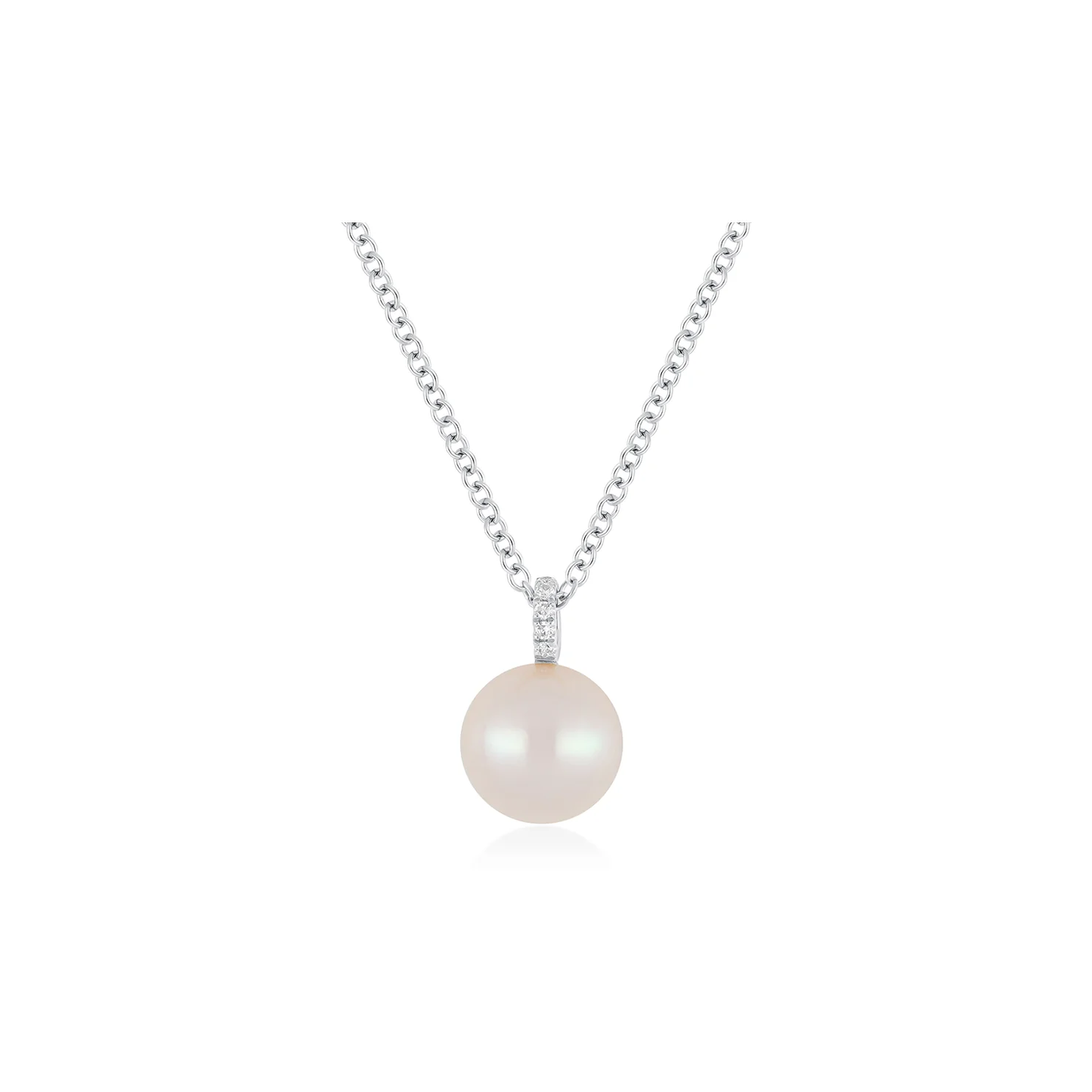 Pearl Drop Necklace-Necklace-EF Collection-14K Yellow Gold-hurdles-jewelry-boulder-colorado