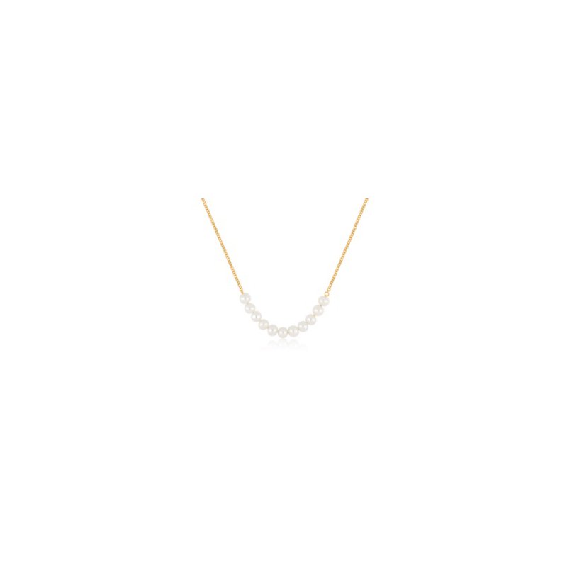 Pearl Smile Necklace-Necklace-EF Collection-hurdles-jewelry-boulder-colorado