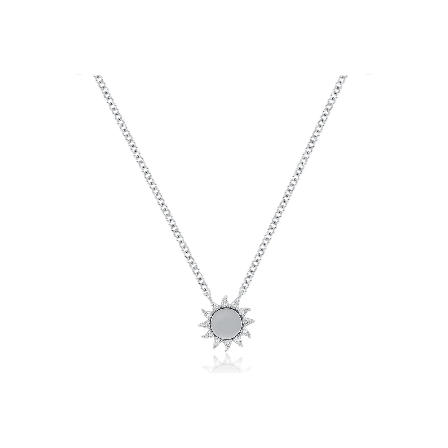 You Are My Sunshine Diamond Necklace-Necklace-EF Collection-14K Yellow Gold-hurdles-jewelry-boulder-colorado