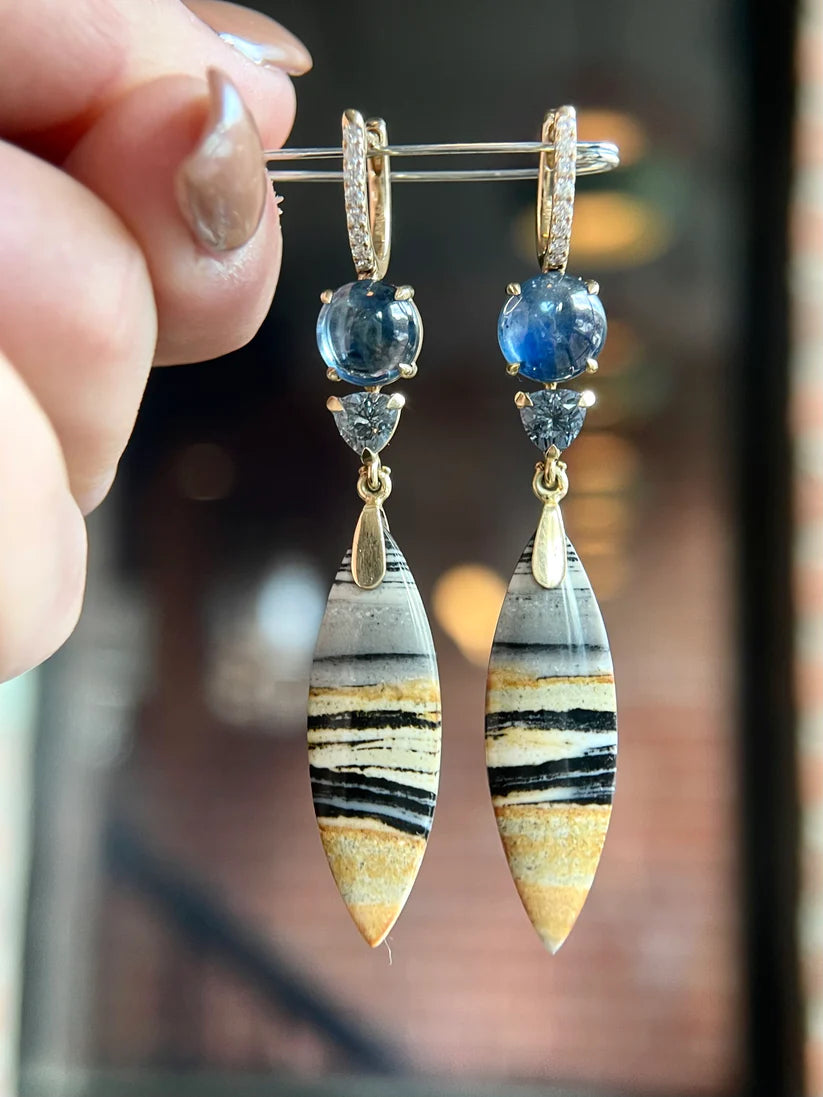 Cairo Earrings-Earrings-Eleux Jewelry-hurdles-jewelry-boulder-colorado