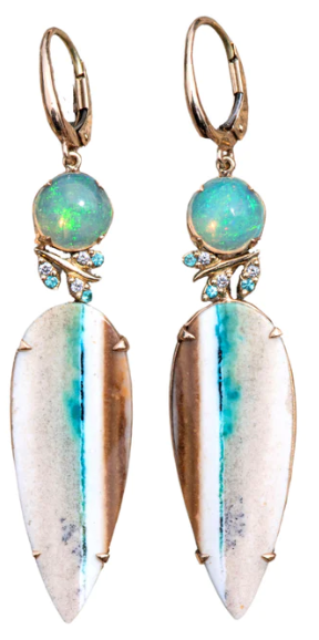 Drop of Paradise Earrings-Earrings-Eleux Jewelry-hurdles-jewelry-boulder-colorado