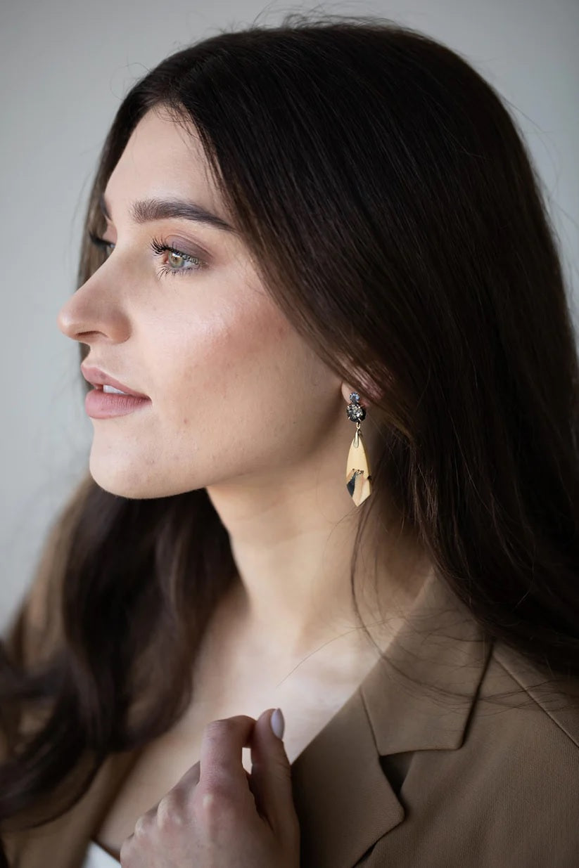 Goldfinch Earrings-Earrings-Eleux Jewelry-hurdles-jewelry-boulder-colorado