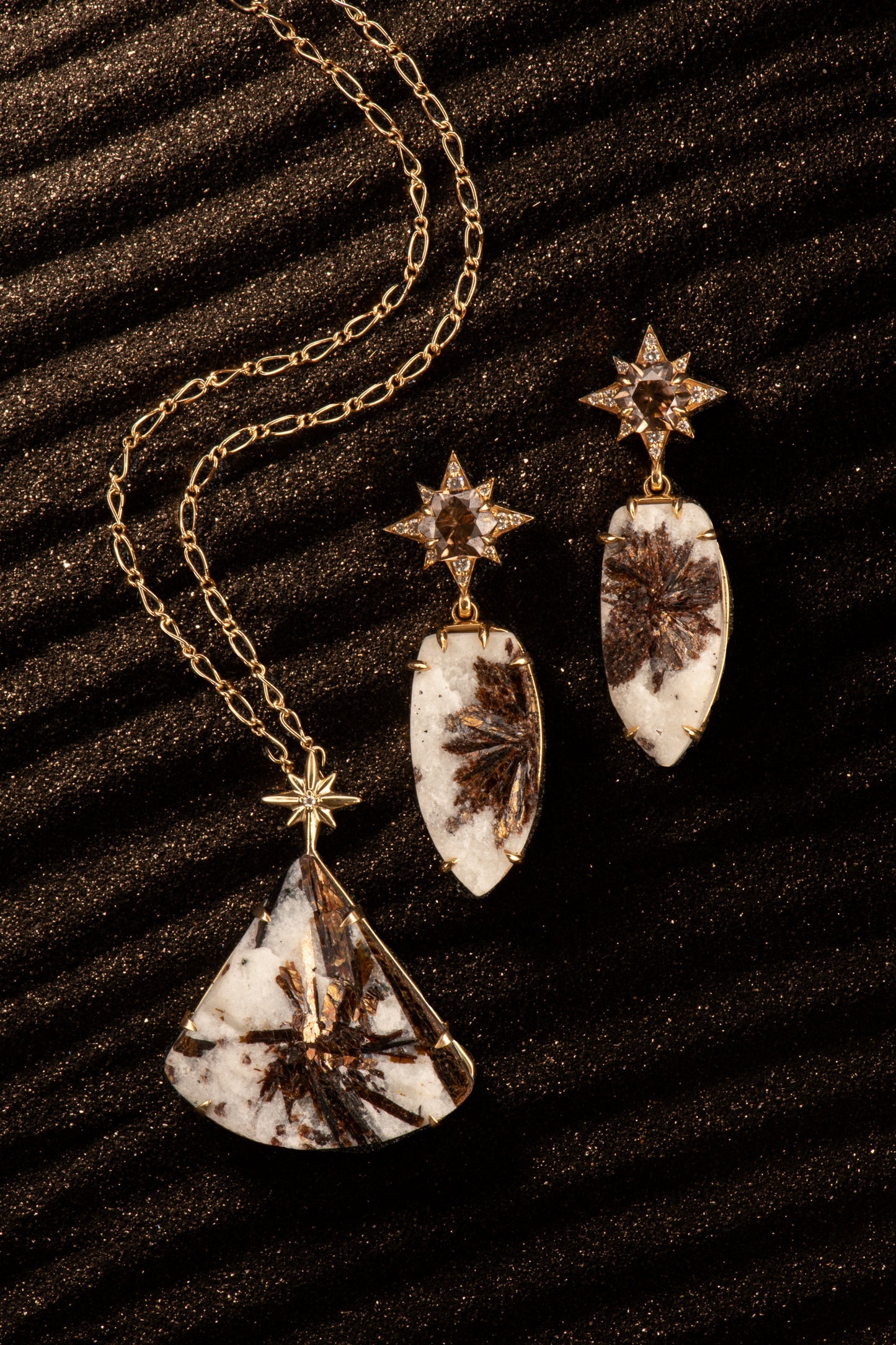Starburst Earrings-Earrings-Eleux Jewelry-hurdles-jewelry-boulder-colorado