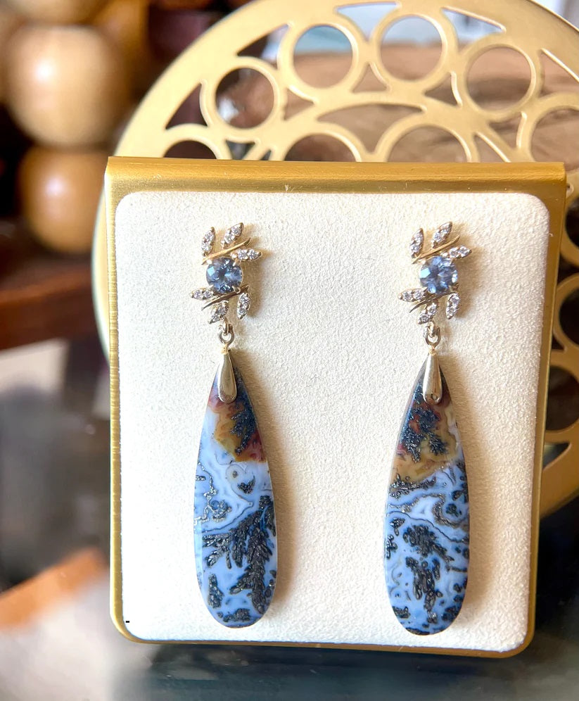 Laurel Earrings-Earrings-Eleux Jewelry-hurdles-jewelry-boulder-colorado