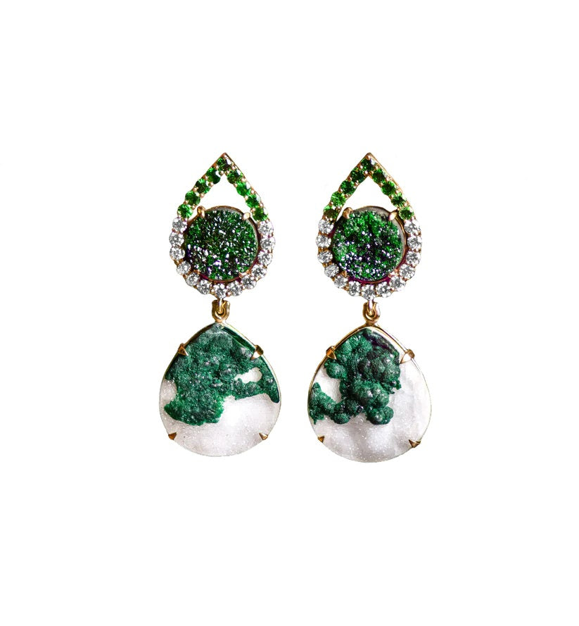 Magnolia Earrings-Earrings-Eleux Jewelry-hurdles-jewelry-boulder-colorado