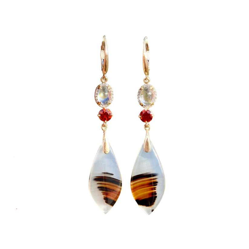 Monarch Earrings-Earrings-Eleux Jewelry-hurdles-jewelry-boulder-colorado