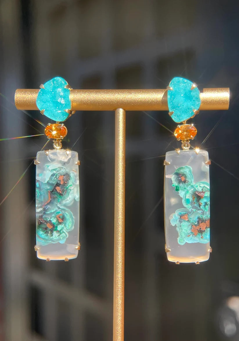 Santorini Earrings-Earrings-Eleux Jewelry-hurdles-jewelry-boulder-colorado