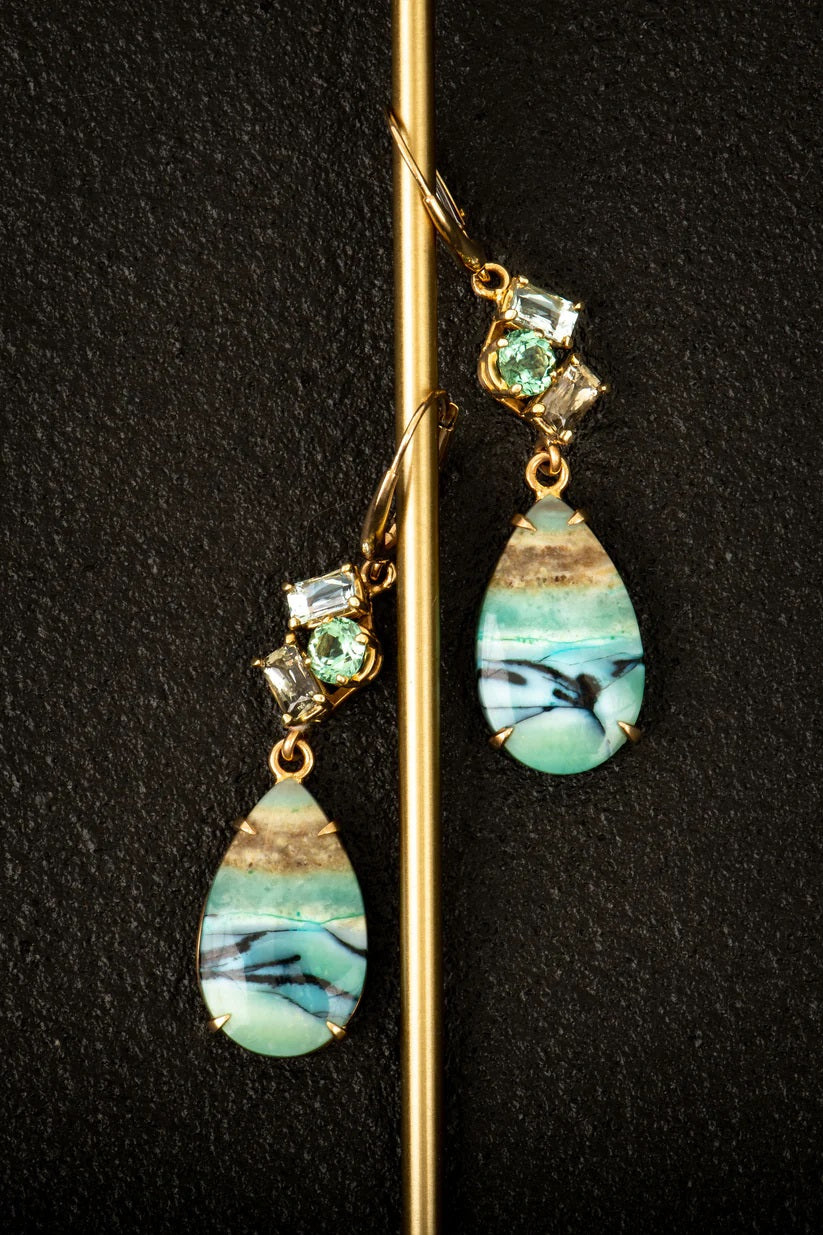 Shores of Sydney Earrings-Earrings-Eleux Jewelry-hurdles-jewelry-boulder-colorado