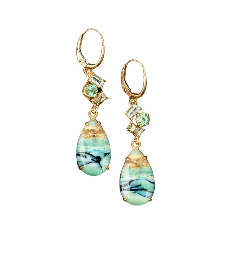 Shores of Sydney Earrings-Earrings-Eleux Jewelry-hurdles-jewelry-boulder-colorado
