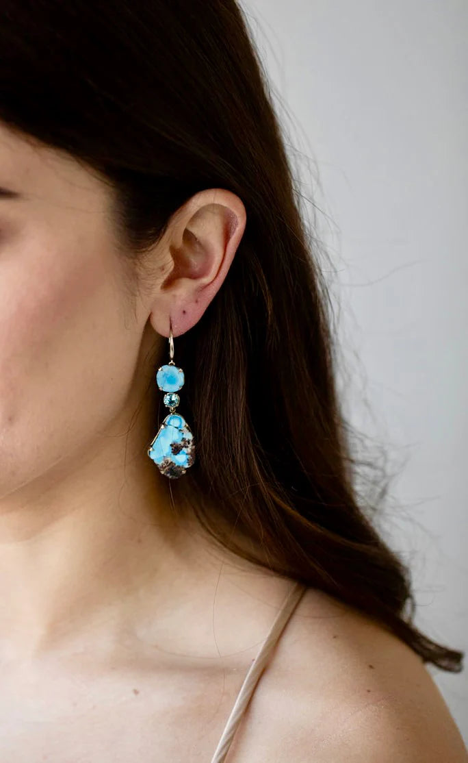 Tide Pool Earrings-Earrings-Eleux Jewelry-hurdles-jewelry-boulder-colorado