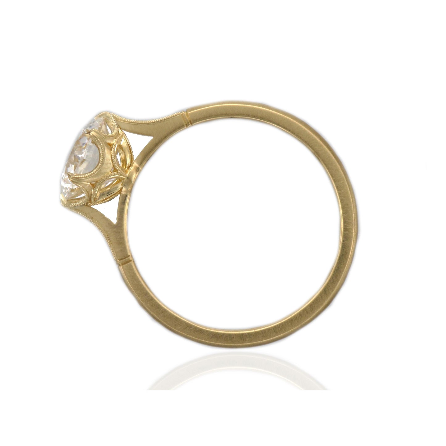Grace Six Prong Cathedral Diamond Solitaire Ring-Engagement Ring-Erika Winters-I don' know or see my size-hurdles-jewelry-boulder-colorado