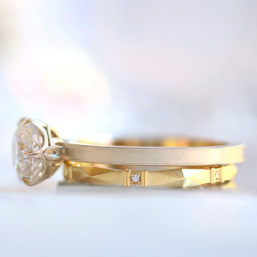Viola Diamond Wedding Band-Wedding Band-Erika Winters-I don' know or see my size-hurdles-jewelry-boulder-colorado