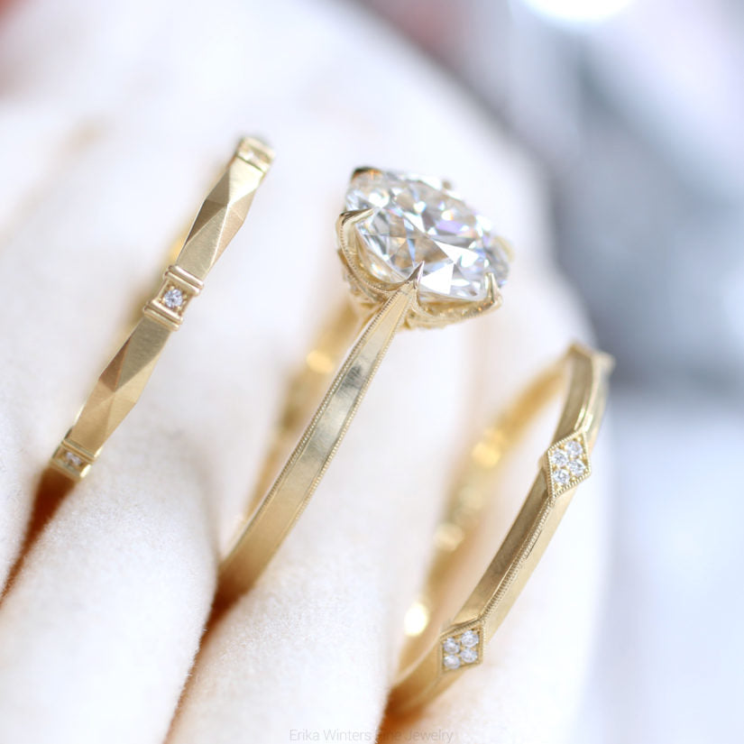 Viola Diamond Wedding Band-Wedding Band-Erika Winters-I don' know or see my size-hurdles-jewelry-boulder-colorado