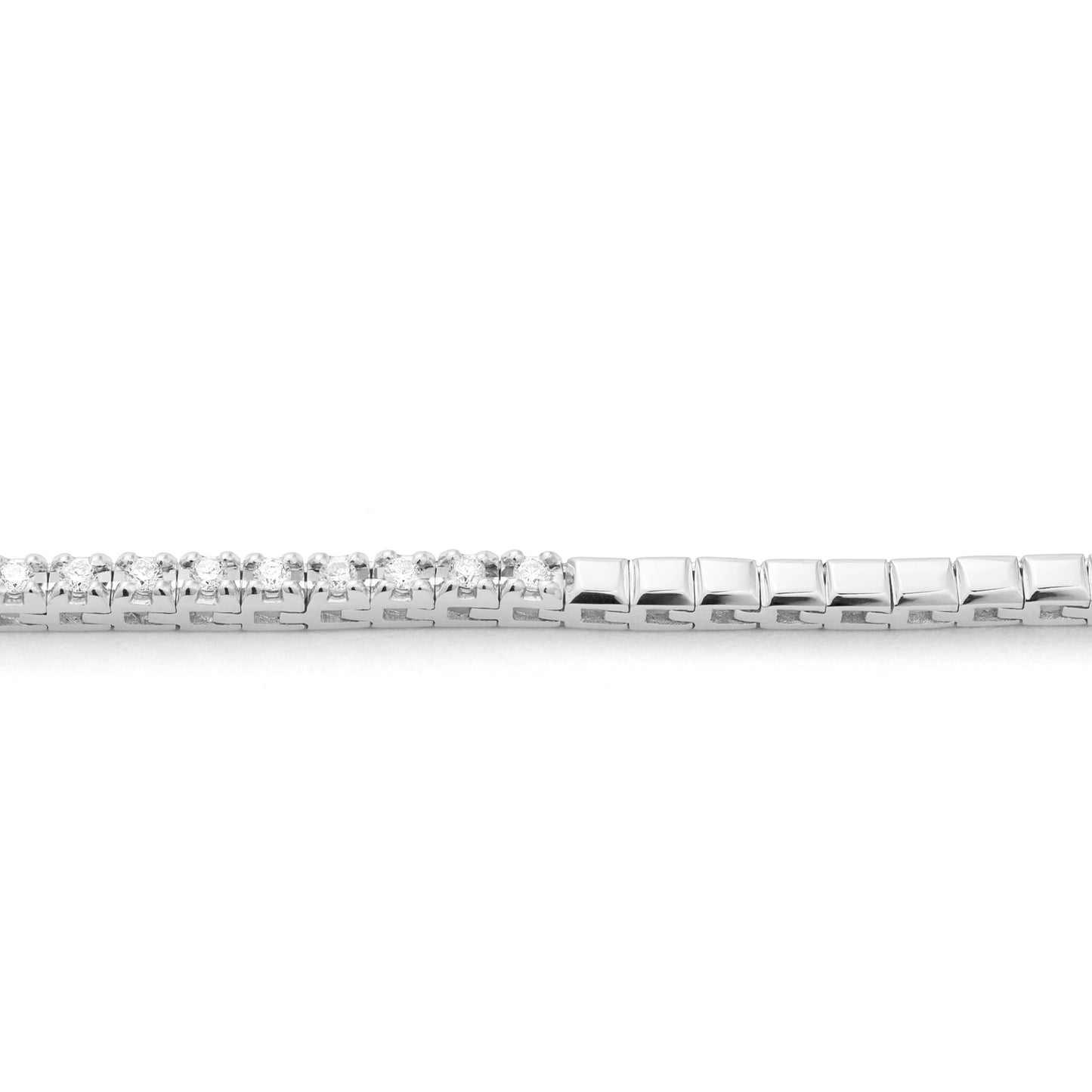 0.80 Carat Diamond Tennis Necklace-Necklace-Facet Barcelona-14K Yellow Gold-hurdles-jewelry-boulder-colorado