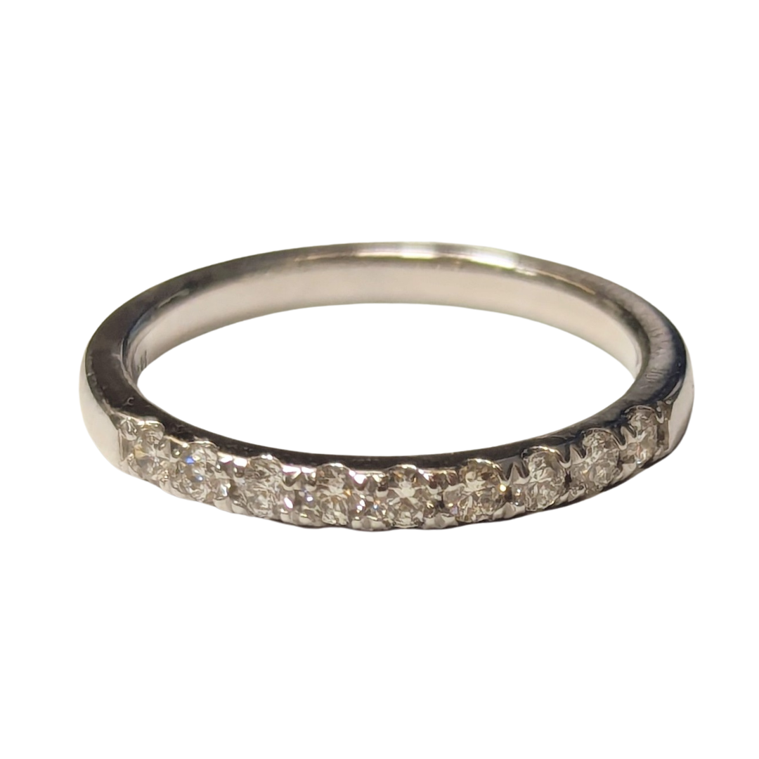 Half Eternity Diamond Band - White Gold-Ring-Heera Moti-I don' know or see my size-hurdles-jewelry-boulder-colorado
