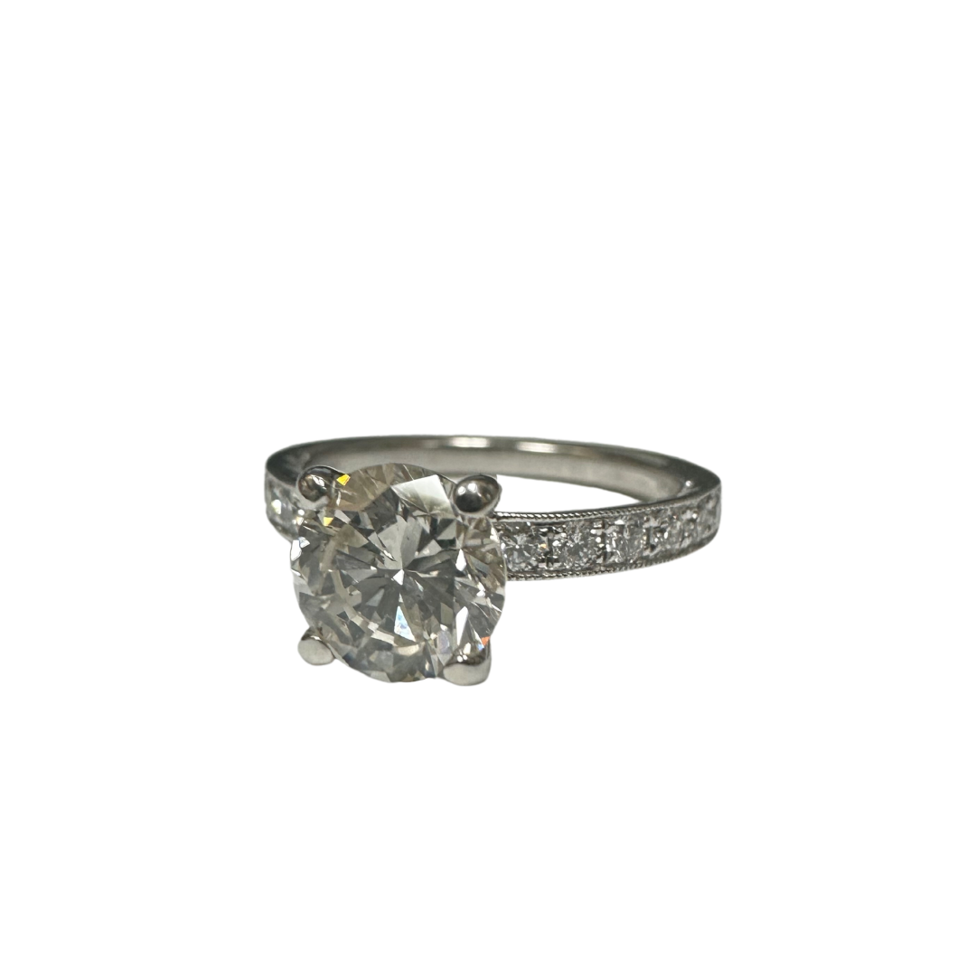 1.54 Carat Platinum Engagement Ring-Engagement Ring-Hurdle's Custom Designs-I don' know or see my size-hurdles-jewelry-boulder-colorado