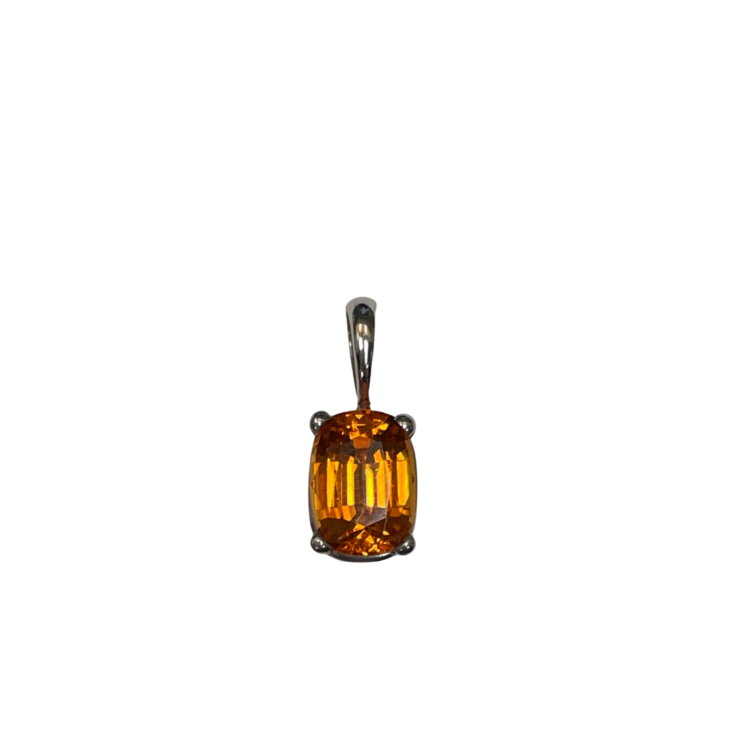 Garnet Pendant-Pendant-Hurdle's Custom Designs-hurdles-jewelry-boulder-colorado