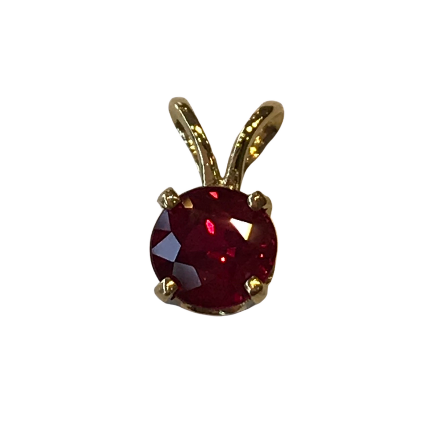 0.65 Carat Ruby Pendant-Pendant-Hurdle's Jewelry Collection-hurdles-jewelry-boulder-colorado