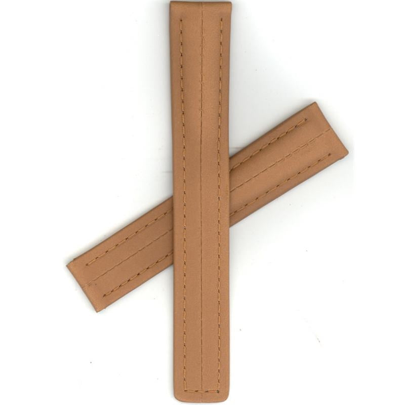 15mm Brown Leather Strap S/EL-Watch Straps-Hurdle's Jewelry Collection-hurdles-jewelry-boulder-colorado