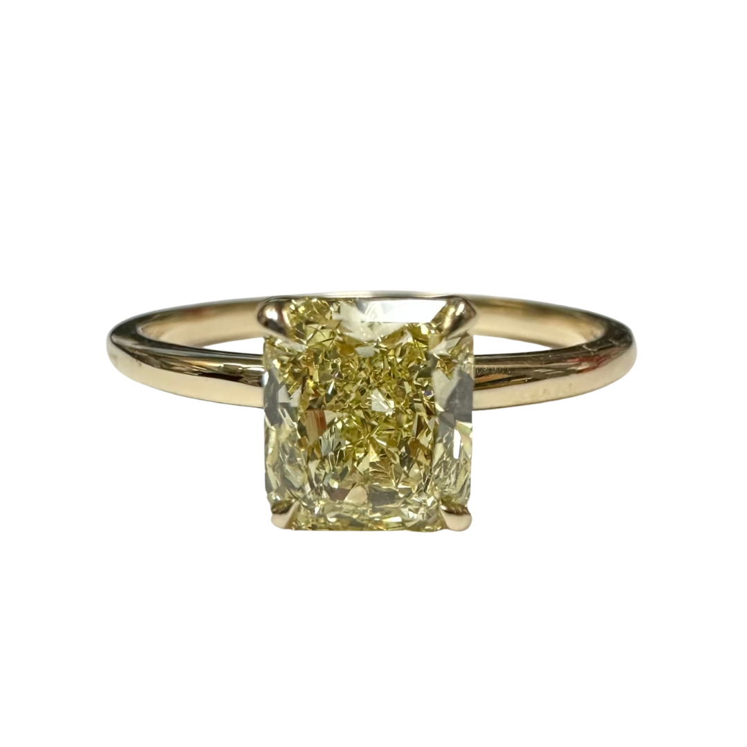 1.14 Carat Fancy Yellow Solitaire Ring-Engagement Ring-Hurdle's Jewelry Collection-I don' know or see my size-hurdles-jewelry-boulder-colorado