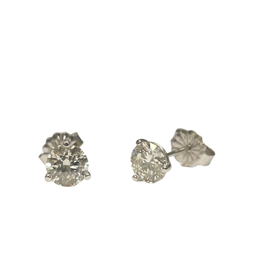 1.22 Carat Diamond Studs H / SI2 GIA-Diamond Stud-Hurdle's Jewelry Collection-hurdles-jewelry-boulder-colorado