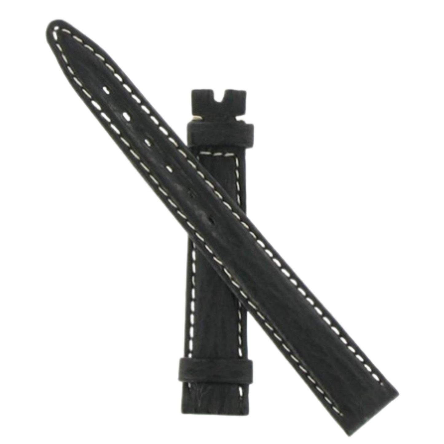 Black Sharkskin 14mm Strap-Watch Straps-Hurdle's Jewelry Collection-hurdles-jewelry-boulder-colorado