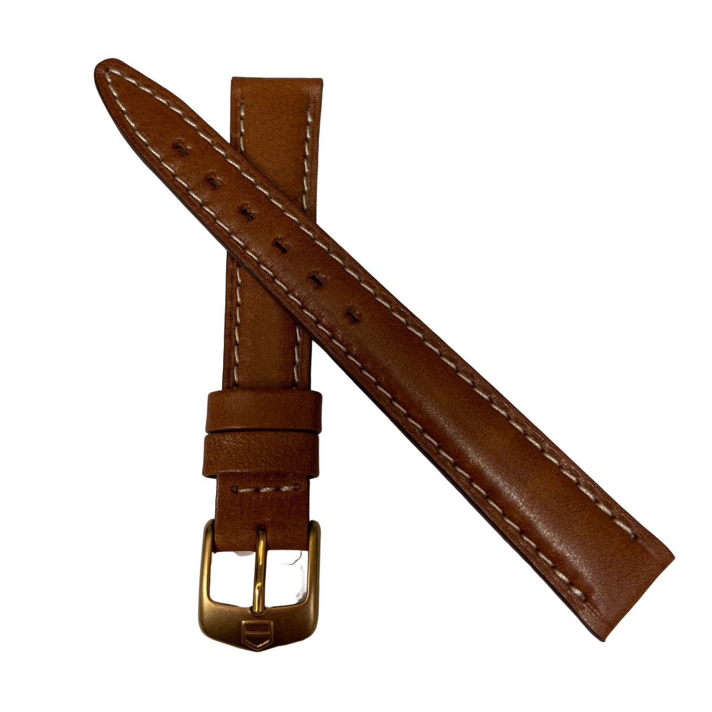 Brown Leather 14mm Watch Strap-Watch Straps-Hurdle's Jewelry Collection-hurdles-jewelry-boulder-colorado