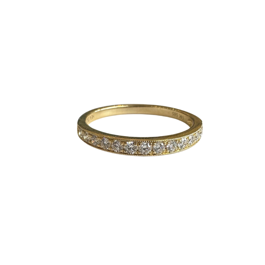 Milgrain Diamond Band-Wedding Band-Hurdle's Jewelry Collection-I don' know or see my size-hurdles-jewelry-boulder-colorado