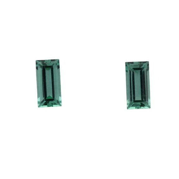 Pair of Baguette Tourmalines 3.40 Carats-Gemstone-Hurdle's Jewelry Collection-hurdles-jewelry-boulder-colorado