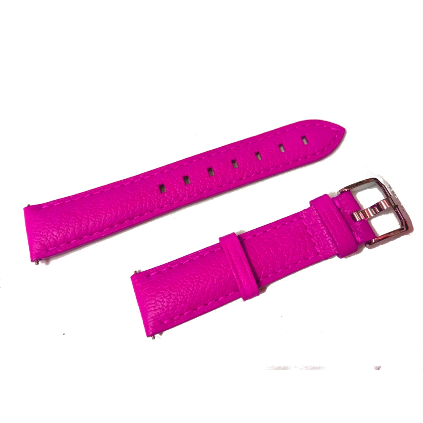 Pink Leather Formula One Strap 18mm-Watch Straps-Hurdle's Jewelry Collection-hurdles-jewelry-boulder-colorado